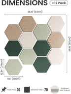Fluxynara Hexagon Cork Board Alternative - Image 2