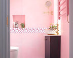 FLFK Pink Heart Wallpaper Border - Image 5