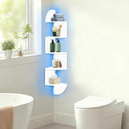 Corner Shelf Wall Mounted, 5 Tier Corner Bookshelf - Image 5