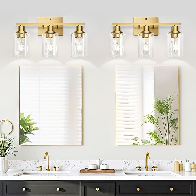 MOKATNG 3-Light Bathroom Light Fixtures, Vanity Light - Image 6