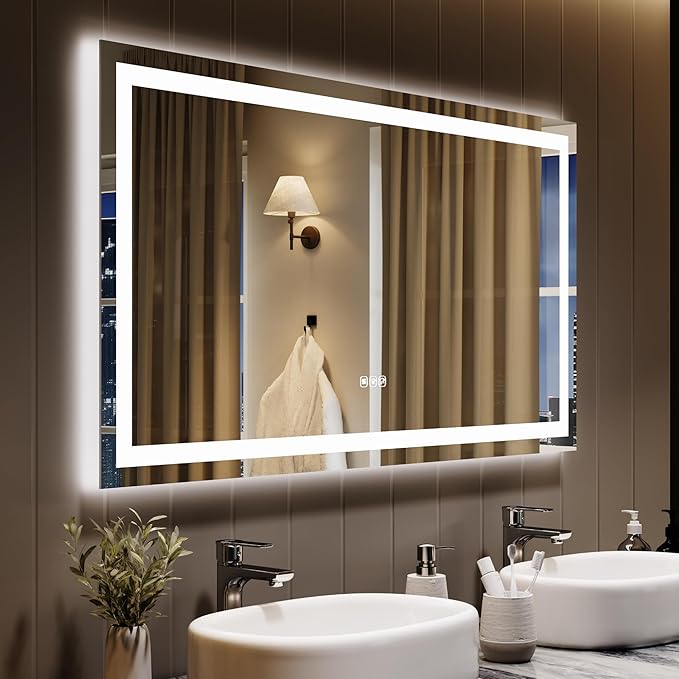 GarveeHome 50x26 LED Bathroom Mirror by GarveeHome