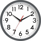 DAXSMY Wall Clock Small Analog 8 Inch Silent Non Ticking Battery Operated by DAXSMY