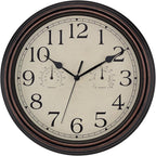 Foxtop Indoor Outdoor Waterproof Wall Clock by Foxtop