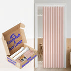 AJAZZ Blackout Curtain with Curtain Rods Included Invisible Accordion Doors by AJAZZ