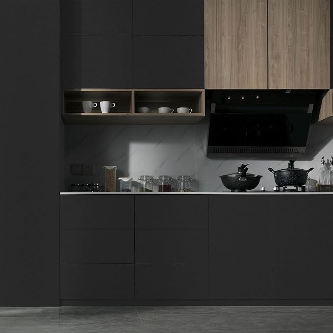 practicalWs Black Wallpaper Peel and Stick - Image 5