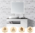 Peel and Stick Backsplash Tile Waterproof Removable PVC Wall Sticker 3D Faux - Image 8