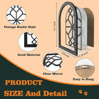 ZEXUIRU 4 Set. Rustic Wall Mirrors - Image 3