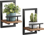 Sbosbo Floating Shelves for Wall, Plant Shelf Indoor, Wall Planters for Indoor by SBOSBO