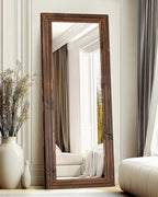 Full Length Mirror 65"x24" Solid Wood Frame Floor Large Mirror - Image 5