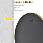 VooBang Gold Round Mirror - Image 4