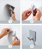 DELITON Adhesive Colorful Hanging Hooks - Image 5