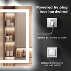 Hivone 24X30 LED Bathroom Mirror - Image 5