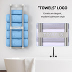 Towel Racks for Bathroom, STWWO Towel Storage for Small Bathroom 22inch - Image 6