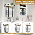 Towel Racks for Bathroom, Wall Mounted Towel Rack for Bathroom, Wall Towel Rack - Image 7