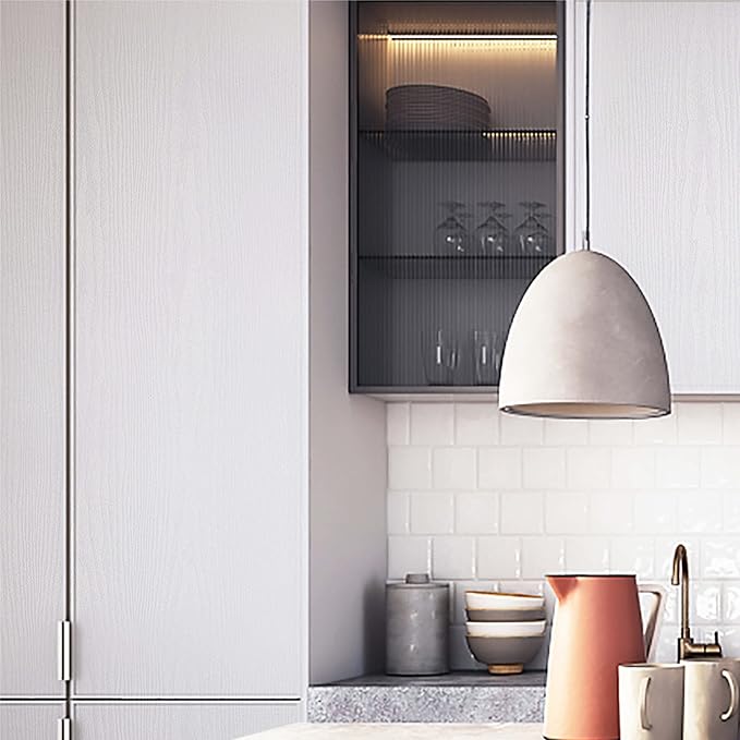 Heroad Peel and Stick Wallpaper Wood Contact Paper Wood Wallpaper White Wood - Image 8