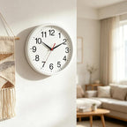Rohioue Wall Clock Modern 8 Inch Battery Operated Silent Non Ticking Small - Image 6