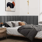 IFNOW Wall Mounted Upholstered Headboard King, 3D Peel and Stick Soundproof - Image 4