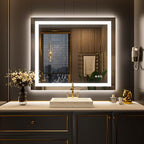 LOAAO 44"X36" LED Mirror for Bathroom, Lighted Bathroom Mirror - Image 7