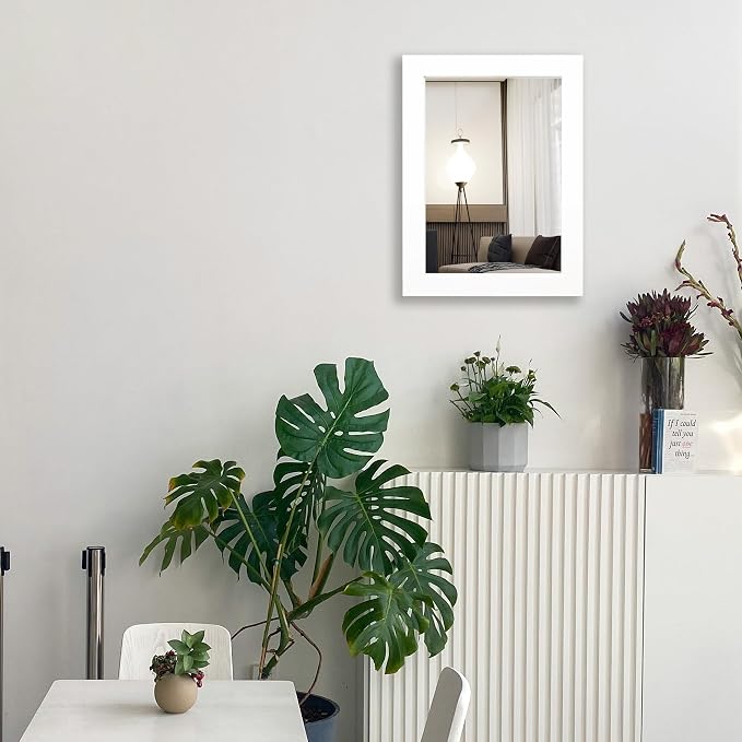 Ruomeng Wall Mirror Rectangle Decorative Mirror 12" x 16" - Image 4