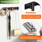 Wall Mounted Coat Rack-3 Hooks, Heavy Duty Stainless Steel Wall Hooks - Image 4