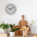 Wall Clock, 10 Inch Wall Clocks Battery Operated Silent Non Ticking, Country - Image 4