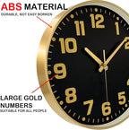 Modern Silent Wall Clock, 10inch Non-Ticking Analog Battery Operated Clock - Image 7