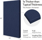 Olanglab Sound Absorbing Acoustic Wall Panels 2 Pack, Large Fabric Wrapped - Image 4