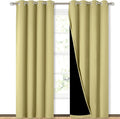 NICETOWN Full Shading Curtains 90" Long 2 Panels Set by NICETOWN