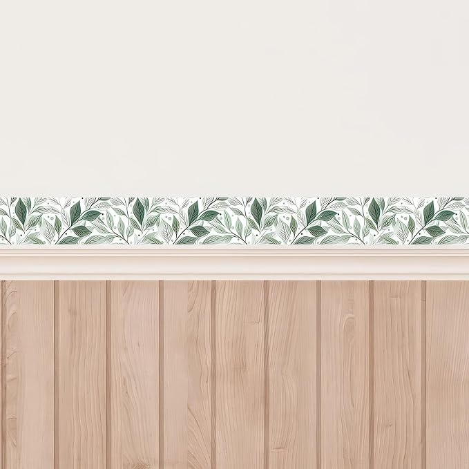 HOMETITUTE Wallpaper Border 4x196 Inch Peel and Stick PVC Wall Border Wallpaper - Image 8