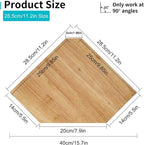 Corner Wall Shelves, Corner Floating Shelves Set of 2 Solid Oak Wood Display - Image 3