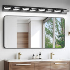 IZORRO LED Modern Bathroom Lights Fixtures, Matte Black Acrylic Wall Lighting - Image 6