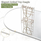 Dewfig Arched Full Length Mirror, Oversized Full Body Mirrors - Image 4