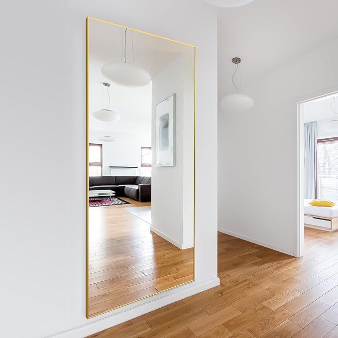 Delma Full Length Standing Mirror, Large Floor Mirror - Image 6