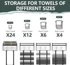 Xstydes Towel Racks for Bathroom, Metal Towel Holder - Image 6