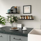 RICHER HOUSE Bathroom Floating Wall Shelf Set of 2 - Image 6