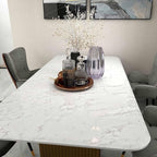 practicalWs Marble Wallpaper Granite White and Gray Wall Paper Roll 35.4" x - Image 4