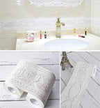UPREDO 3D Decorative Floral Molding Waterproof Wallpaper Border Peel and Stick - Image 2