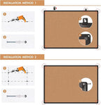 Cork Board Bulletin Board 48" x 36", Office Board - Image 7