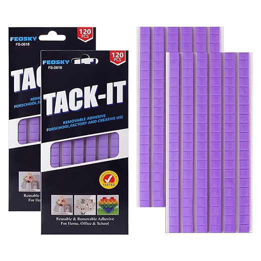 Feosky Adhesive Poster Sticky Tack Putty, Reusable and Removable Adhesive Putty by Feosky