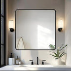 Delma Bathroom Vanity Mirror, High-Definition Bathroom Mirror, Versatile by Delma