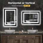 Hivone 28X20 LED Bathroom Mirror - Image 5