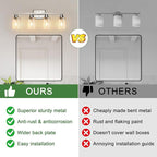 Ascher Bathroom Light Fixtures, 4-Light Vanity Lights - Image 7