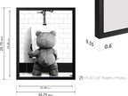 Poster Master Funny Teddy Bear Print - Image 3