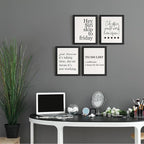 DSHFG Funny Motivational Office Wall Art Decor Prints Set of 4, 8x10 Unframed - Image 4