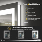 Briivue 24x32 Inch LED Bathroom Mirror - Image 3