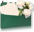 Wall Mount Green Faux Leather PU Leather Mail Holder Letter Holder Stylish Wall by Unknown