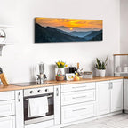 Sunset Blue Ridge Mountain Wall Art - Image 2