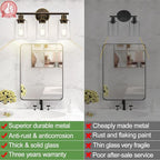 Zarbitta 3-Light Bathroom Light Fixtures, Modern Vanity Light - Image 3