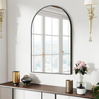 SCWF-GZ 36x24 Arch Mirror Rectangle Full Length Wall Mounted Hanging or Against by SCWF-GZ