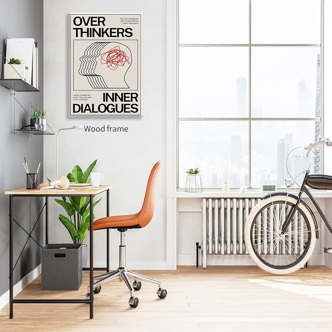 Maximalist Vintage Mental Health Posters Retro Unique Eclectic Wall Art 24x36 - Image 6